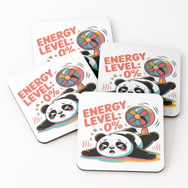Artikelvorschau, Energielevel 0 Panda Kawaii entworfen und verkauft von DailySparks.