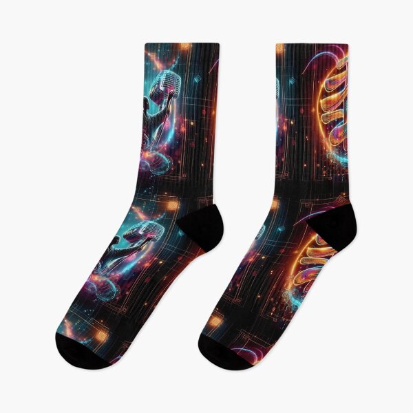 Item preview, Neon Music Kanji Vibes designed and sold by AI-Only Creations.