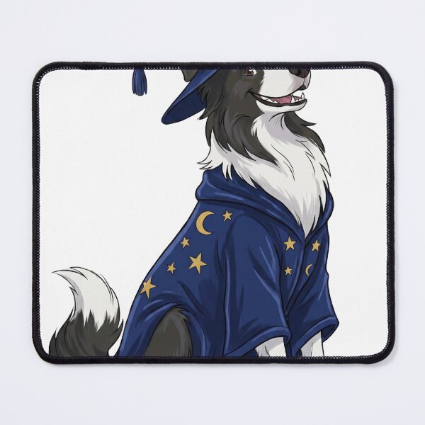 Item preview, Wizard Border Collie dog illustration designed and sold by Vitali Bogomazov.