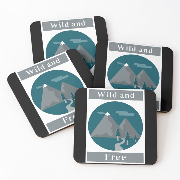 Item preview, Wild and Free Mountain Adventure - Minimalist Nature Circle Graphic designed and sold by AbulailArt.