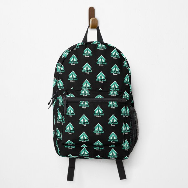 Item preview, Wild and Free - Minimalist Teal Camping Tent Graphic designed and sold by AbulailArt.