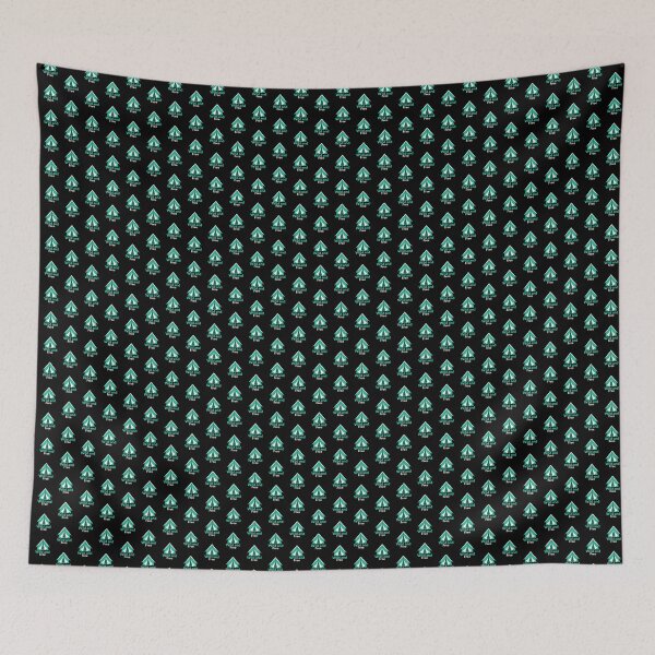 Item preview, Wild and Free - Minimalist Teal Camping Tent Graphic designed and sold by AbulailArt.