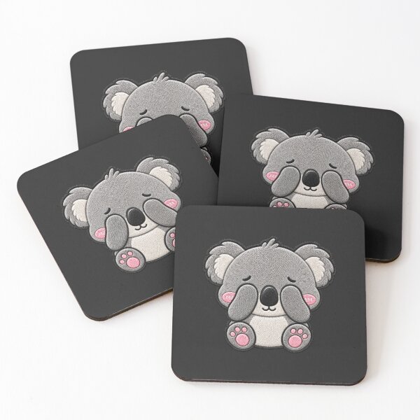 Item preview, Kawaii Koala Embroidery Patch | Cute Chibi Koala Design designed and sold by ColorSplash123.