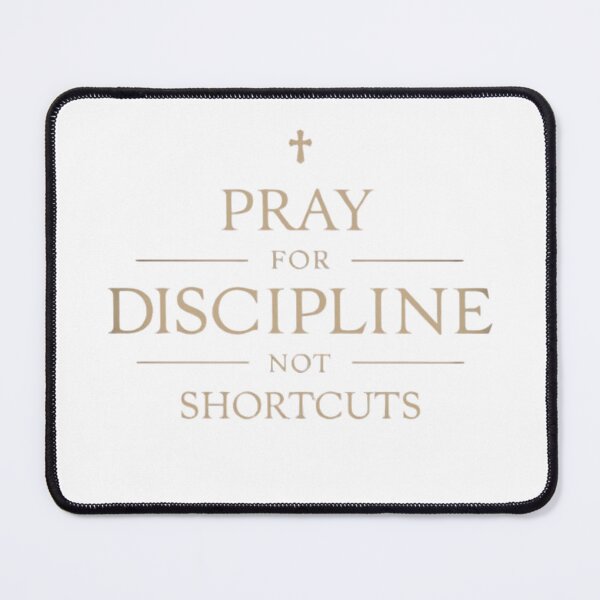Item preview, Pray for Discipline Not Shortcuts | Christian Fitness Motivation Design designed and sold by guchieworldcollection.
