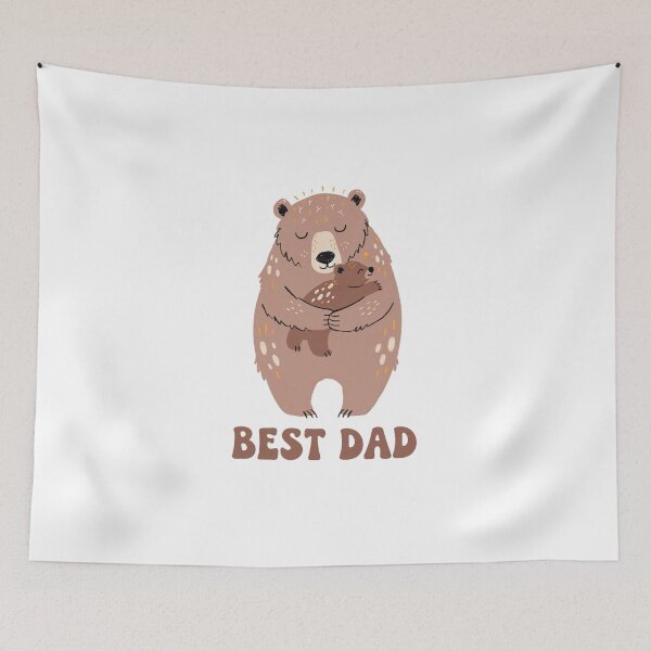 Item preview, Best Dad Bear Hug designed and sold by Stellar Geometry.