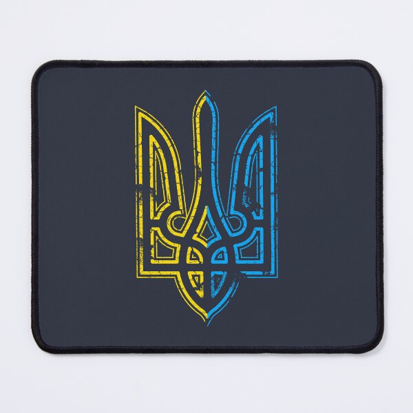 Item preview, Stand with Ukraine Retro Vintafe Flag Trident designed and sold by Artycom.