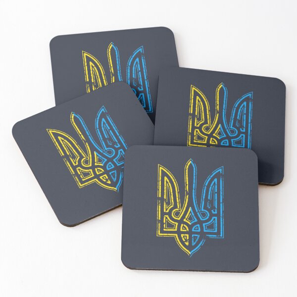 Item preview, Stand with Ukraine Retro Vintafe Flag Trident designed and sold by Artycom.
