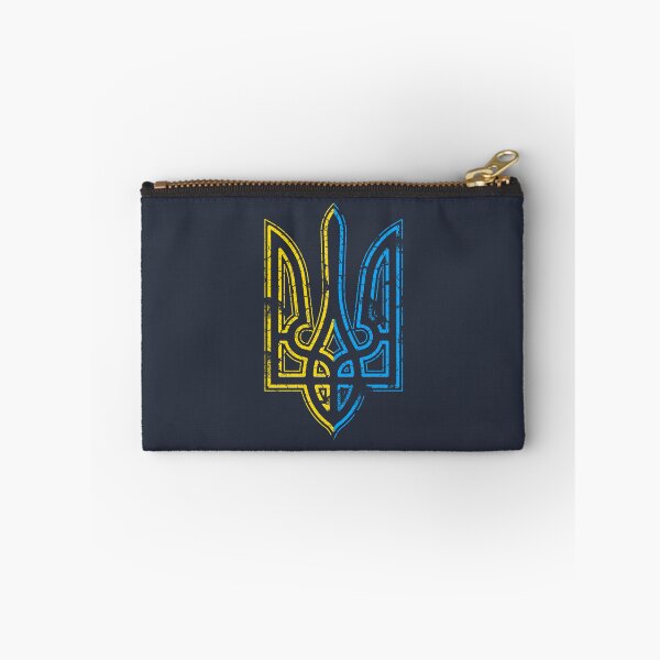 Item preview, Stand with Ukraine Retro Vintafe Flag Trident designed and sold by Artycom.