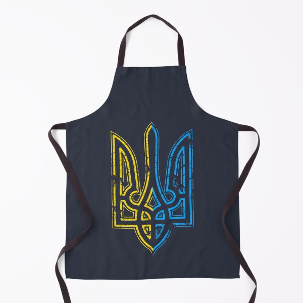 Item preview, Stand with Ukraine Retro Vintafe Flag Trident designed and sold by Artycom.