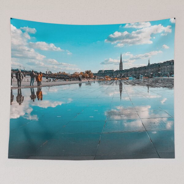 Aperçu de l'œuvre Miroir d'eau - Miroir d'eau de Bordeaux, France créée et vendue par calinedesign.
