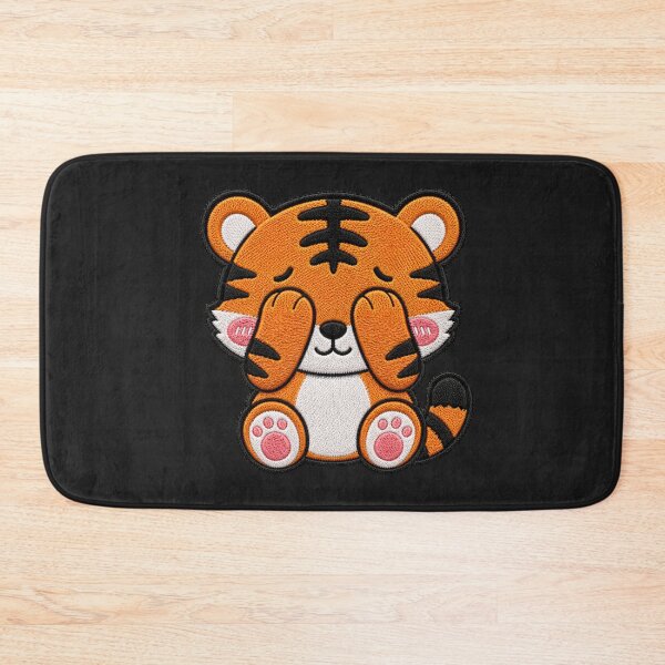 Item preview, Kawaii Baby Tiger Embroidery Patch | Cute Chibi Tiger designed and sold by ColorSplash123.