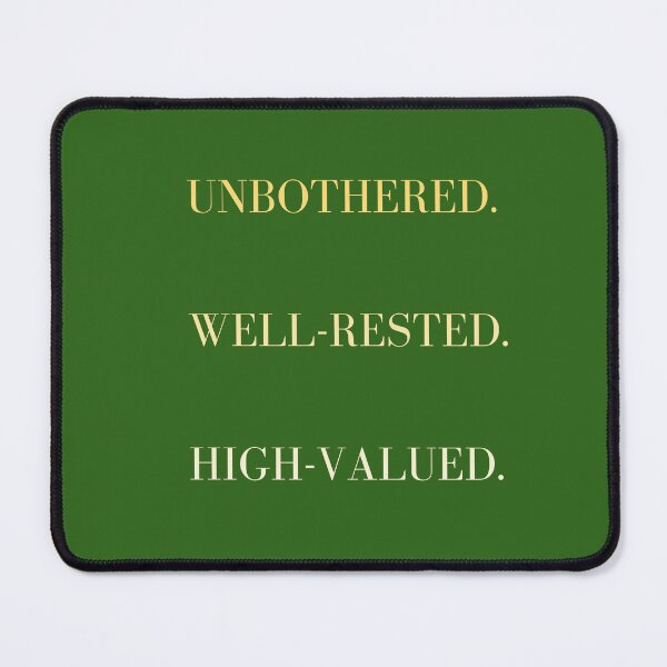 Item preview, QUITE LUXURY AFFIRMATIONS|UNBOTHERED WELL RESTED VALUE designed and sold by VibeCheckVault.