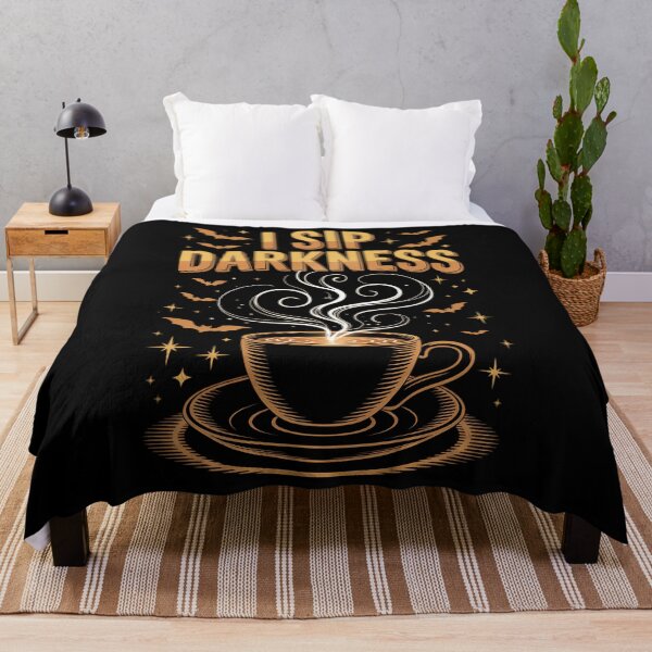 Item preview, I Sip Darkness Goth Dark Roast Coffee Lover designed and sold by TrinaEspinoza.