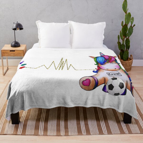 Item preview, Unicorn Rainbow Crew Football Heartbeat designed and sold by MT-Wunderland .