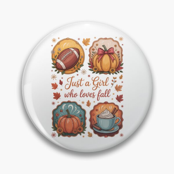 Item preview, Just A Girl Who Loves Fall Pumpkin Cozy Autumn designed and sold by TrinaEspinoza.