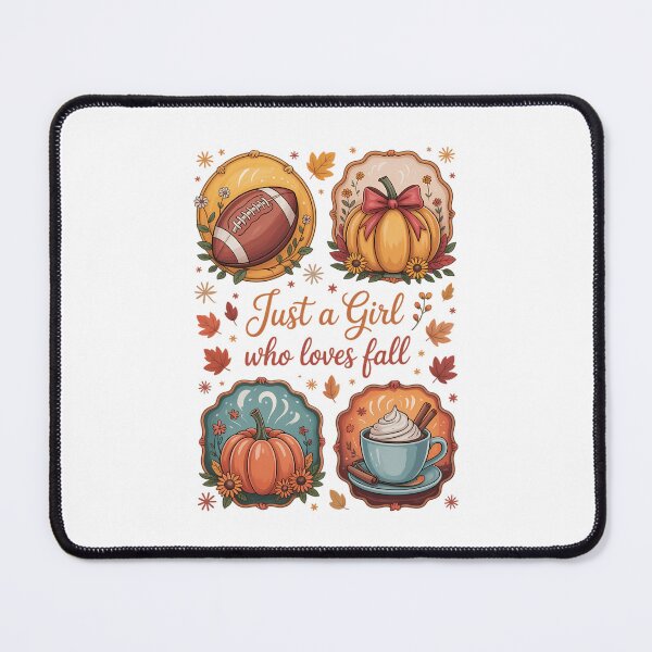 Item preview, Just A Girl Who Loves Fall Pumpkin Cozy Autumn designed and sold by TrinaEspinoza.