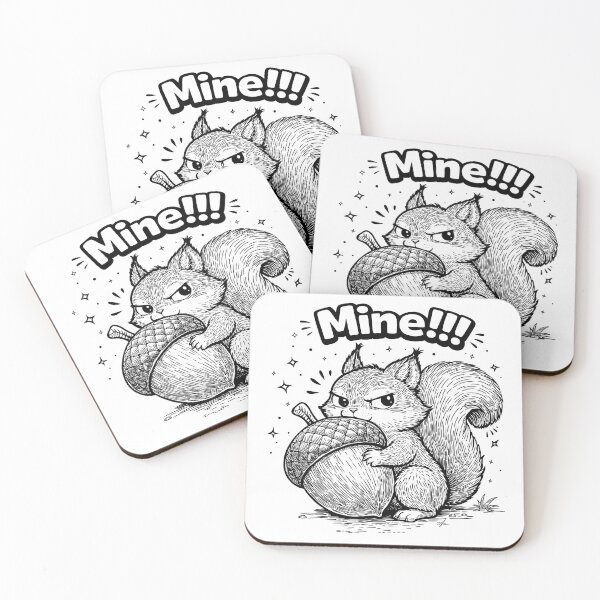 Item preview, Cute Squirrel Holding Acorn Mine!!! designed and sold by TasiaZenzura.