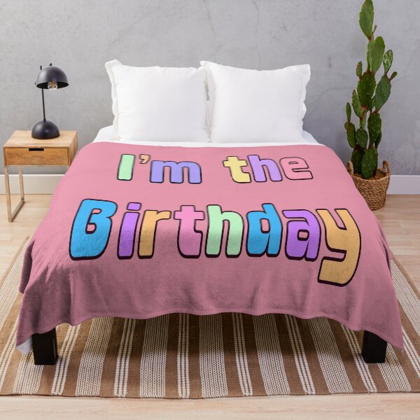 Item preview, “I'm The Birthday" Colorful Retro Aesthetic — Birthday Girl Squad & Party Gift designed and sold by Artonmytee.