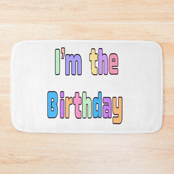 Item preview, “I'm The Birthday" Colorful Retro Aesthetic — Birthday Girl Squad & Party Gift designed and sold by Artonmytee.