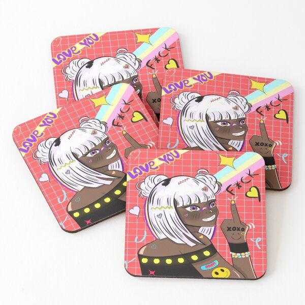 Item preview, A colorful digital illustration depicting a girl who is a bit rude but cute  designed and sold by Lyxeiart.