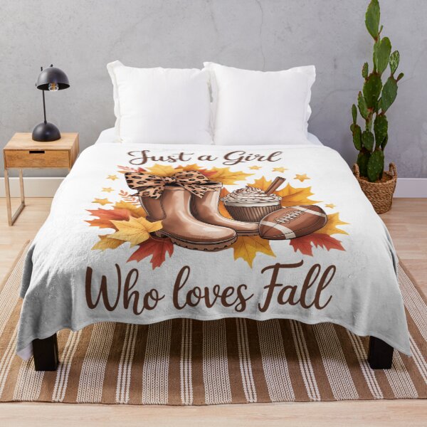 Item preview, Just A Girl Who Loves Fall Pumpkin Spice Autumn designed and sold by TrinaEspinoza.