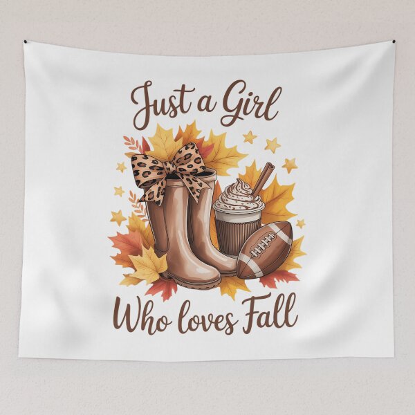 Item preview, Just A Girl Who Loves Fall Pumpkin Spice Autumn designed and sold by TrinaEspinoza.