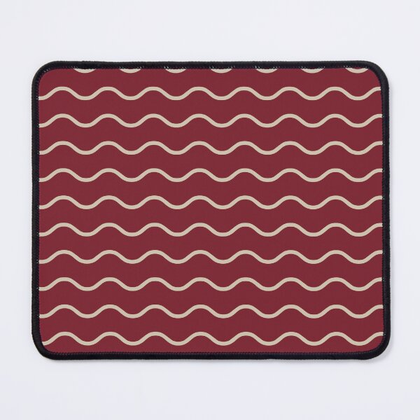Item preview, Red And Beige Waves Pattern designed and sold by pattern-archive.