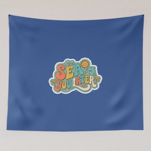 Item preview, Nos vemos luego. Divertido juego de palabras playero | Verano retro y genial | Estética oceánica vintage designed and sold by SergioMiklos.
