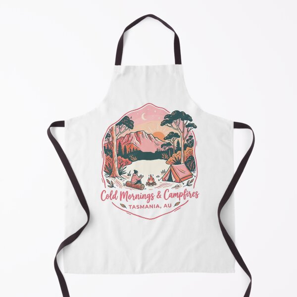Item preview, Solo Camping at Tasmania Australia Cold Morning and Campfires designed and sold by Yellowriversss.
