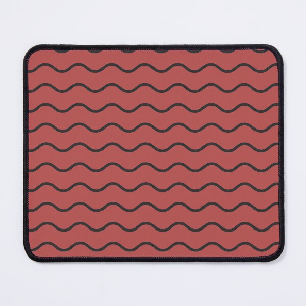 Item preview, Red And Charcoal Waves Pattern designed and sold by pattern-archive.