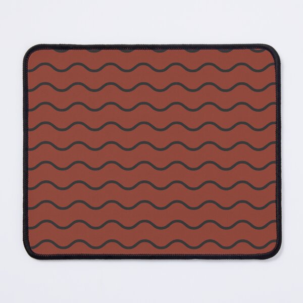 Item preview, Rust And Charcoal Waves Pattern designed and sold by pattern-archive.