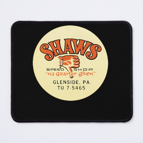 Item preview, Shaws Speed Shop 'no quarter given' Nero thumb - vintage Hot rod, Race & Street car designed and sold by RenatoGRB.