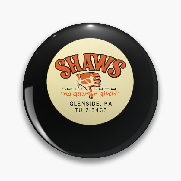 Item preview, Shaws Speed Shop 'no quarter given' Nero thumb - vintage Hot rod, Race & Street car  designed and sold by RenatoGRB.