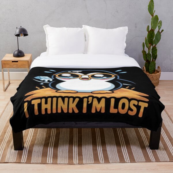 Item preview, I Think I'm Lost Penguin designed and sold by DailySparks.
