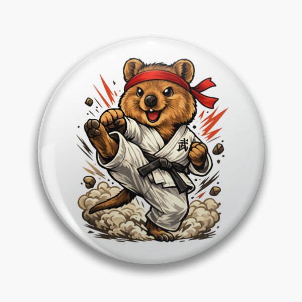 Item preview, Karate Quokka Warrior - Cute Martial Arts designed and sold by SidTastic .