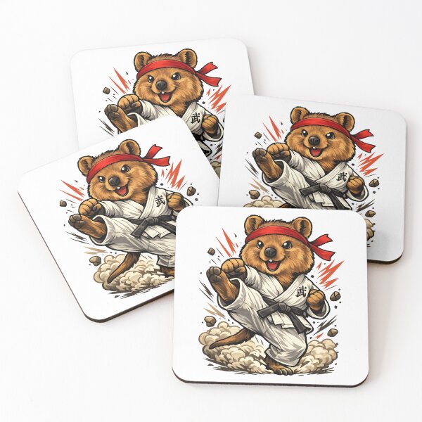 Item preview, Karate Quokka Warrior - Cute Martial Arts designed and sold by SidTastic .