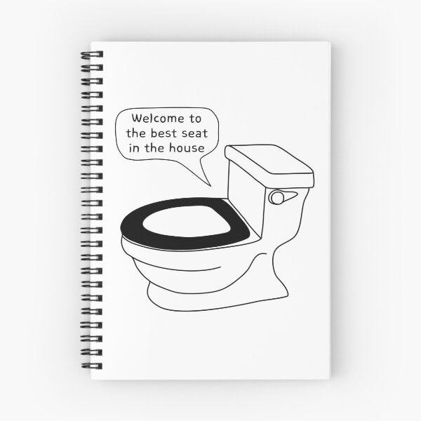 Item preview, The best seat in the house - toilet humor designed and sold by Stick People Designs.