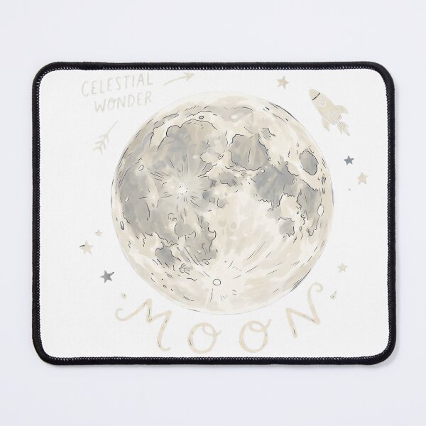 Item preview, Celestial Moon Vintage Illustration – Dreamy Lunar Aesthetic Art designed and sold by Biwbiwty.