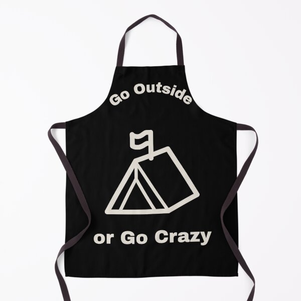 Item preview, Go Outside or Go Crazy - Minimalist Camping Tent Graphic designed and sold by AbulailArt.