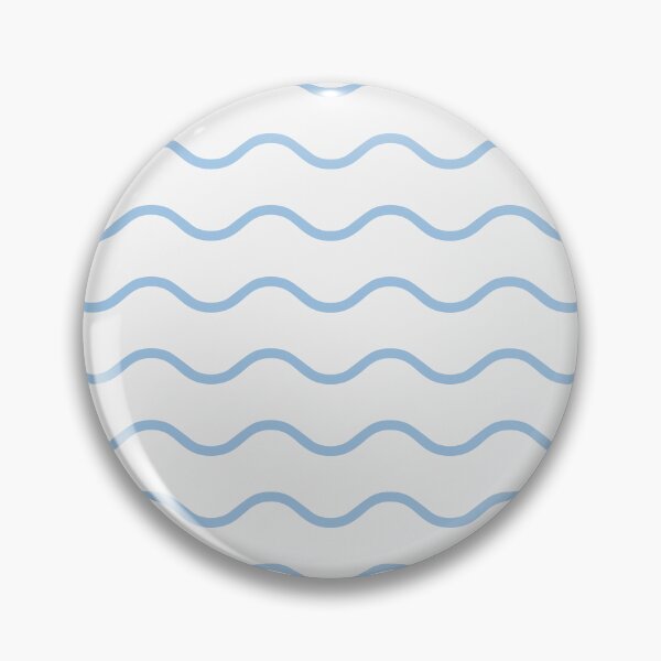 Item preview, White And Baby Blue Waves Pattern designed and sold by pattern-archive.