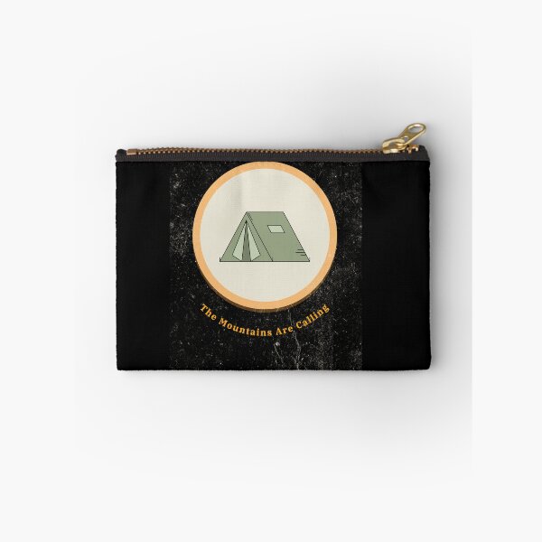 Item preview, The Mountains Are Calling Retro Camping Badge - Wilderness Adventure Graphic designed and sold by AbulailArt.