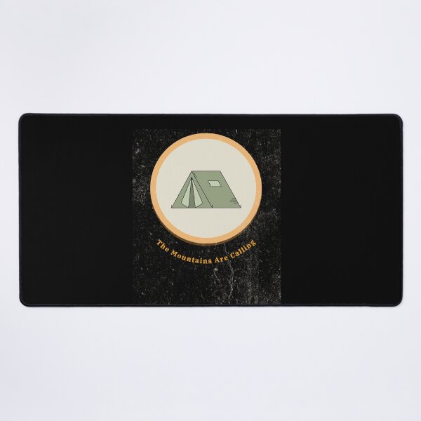 Item preview, The Mountains Are Calling Retro Camping Badge - Wilderness Adventure Graphic designed and sold by AbulailArt.