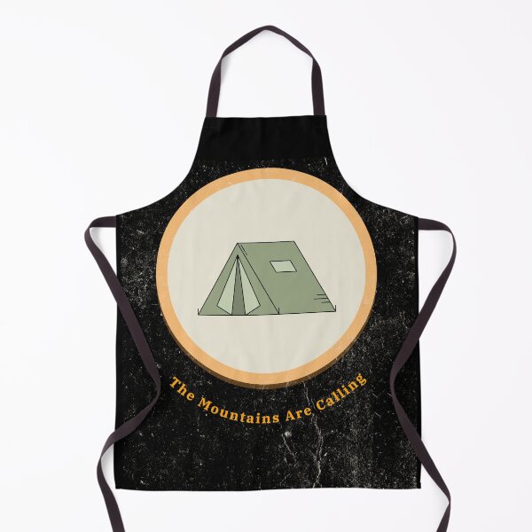 Item preview, The Mountains Are Calling Retro Camping Badge - Wilderness Adventure Graphic designed and sold by AbulailArt.