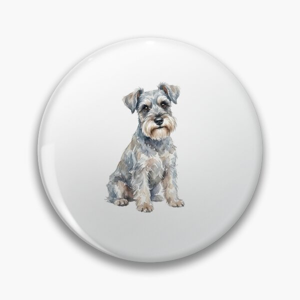 Item preview, Cute Watercolor Miniature Schnauzer designed and sold by SOUFIANE1991.