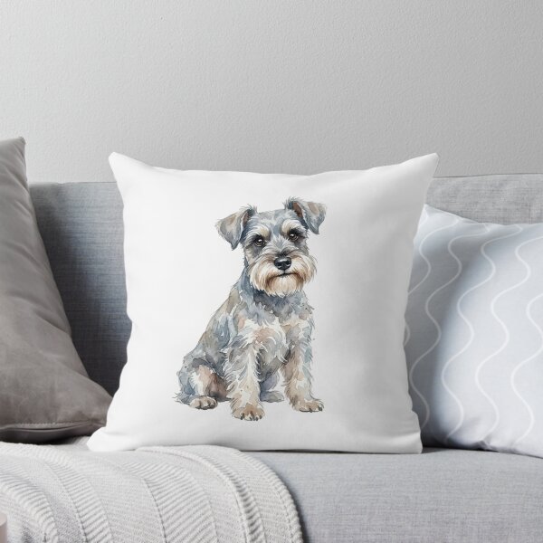 Item preview, Cute Watercolor Miniature Schnauzer designed and sold by SOUFIANE1991.