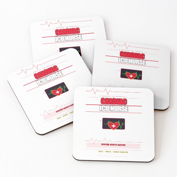 Item preview, Cardiac ICU Nurse Keeping Hearts Beating Heart Warrior Gift designed and sold by Mega-Shopping.