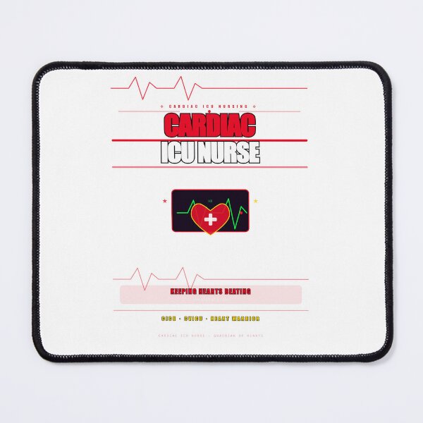 Item preview, Cardiac ICU Nurse Keeping Hearts Beating Heart Warrior Gift designed and sold by Mega-Shopping.