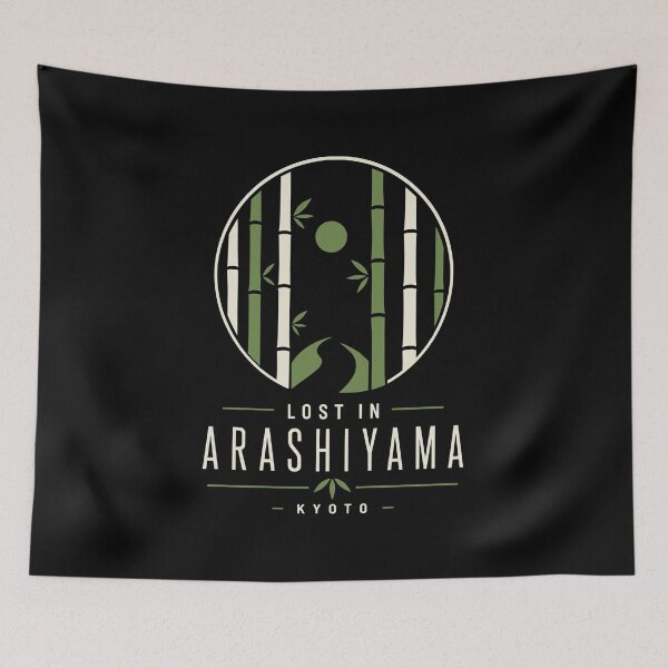 Item preview, Arashiyama Kyoto Bamboo Forest T-Shirt – Lost in Japan Travel Design designed and sold by Lyfeinsights.