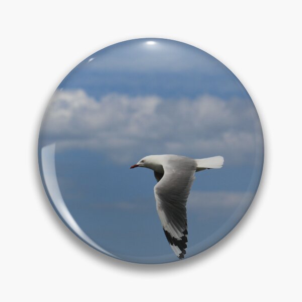 Item preview, Seagull Gliding Across Blue Sky  designed and sold by KarenWoodArt.