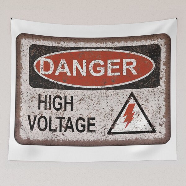 Item preview, Vintage Danger - High Voltage designed and sold by marTeenHamb.